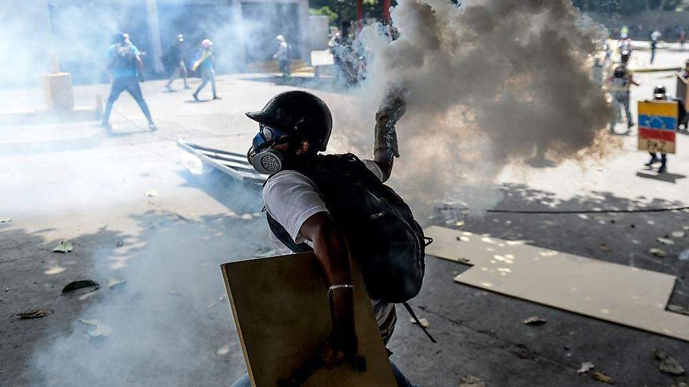 In Venezuela toben seit Wochen schwere Proteste
