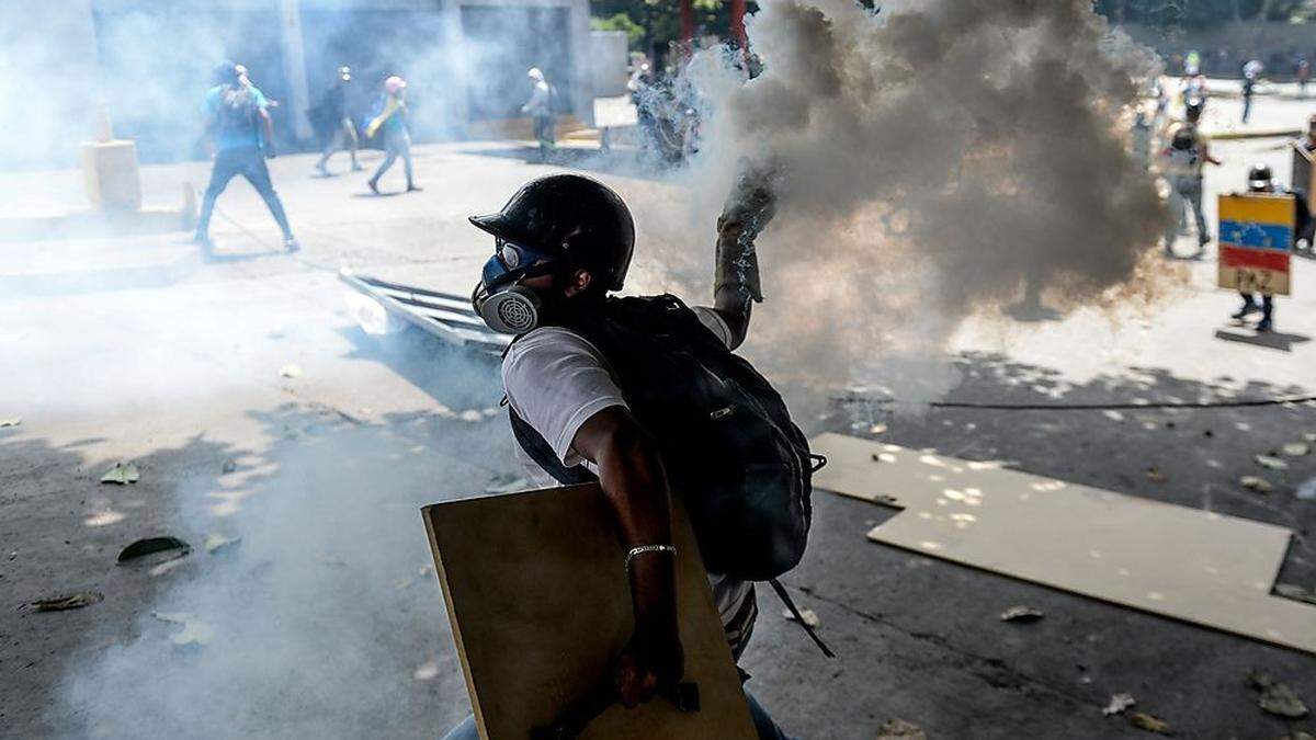 In Venezuela toben seit Wochen schwere Proteste