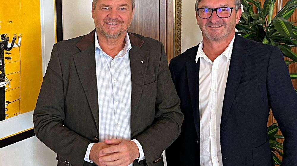 Gerhard Köfer mit Wolfgang Klinar