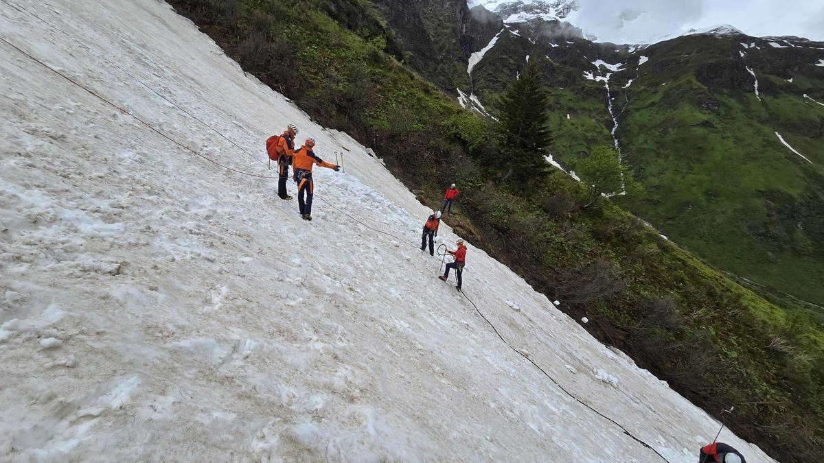 Auch Mitglieder der Bergrettung Bad Gastein beteiligten sich an der Suchaktion