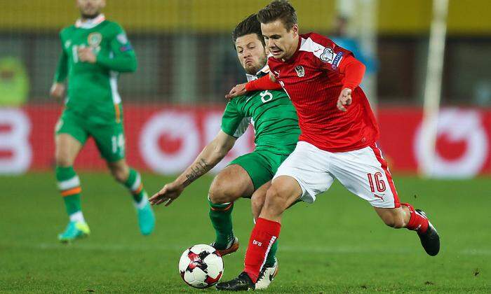 Louis Schaub spielte am Freitag gegen Irland