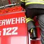 ABD0123_20190520 - SALZBURG - ÖSTERREICH: ++ THEMENBILD ++ Illustration zum Thema "Feuerwehr / Notruf / 122 / Einsatzkräfte". Im Bild die Aufschrift der Feuerwehr-Notrufnummer 122 bei einem Fototermin mit der Salzburger Berufsfeuerwehr am Montag, 20. Mai 2019. - FOTO: APA/BARBARA GINDL