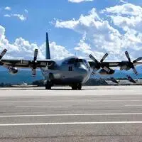 C-130 Hercules am Flughafen Klagenfurt