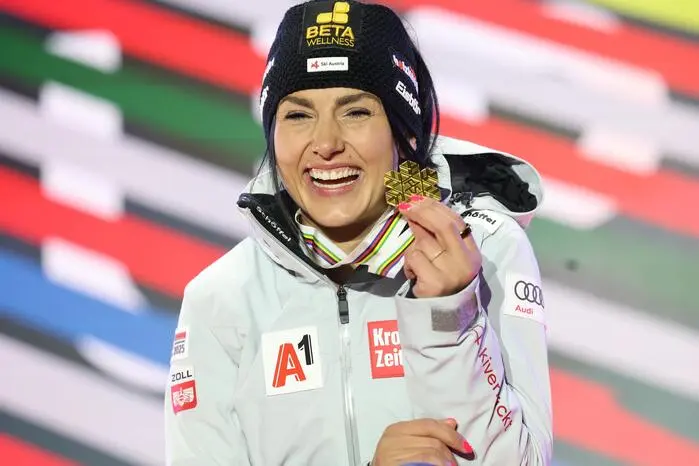 1. Platz: Stephanie Venier (AUT) 1:20,47 Minuten