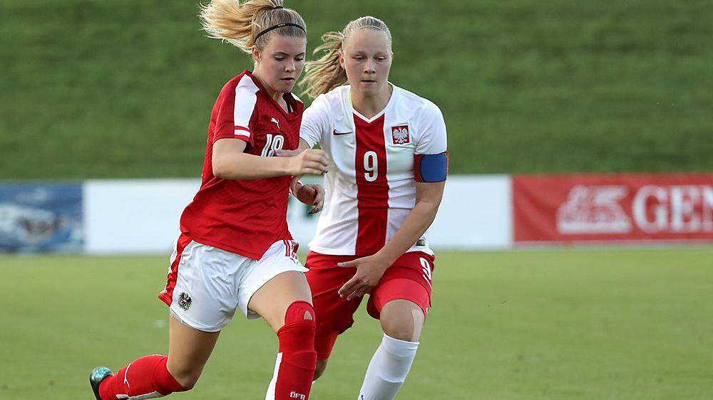 Johanna Schneider von den LUV Damen war für die U19  im Einsatz.