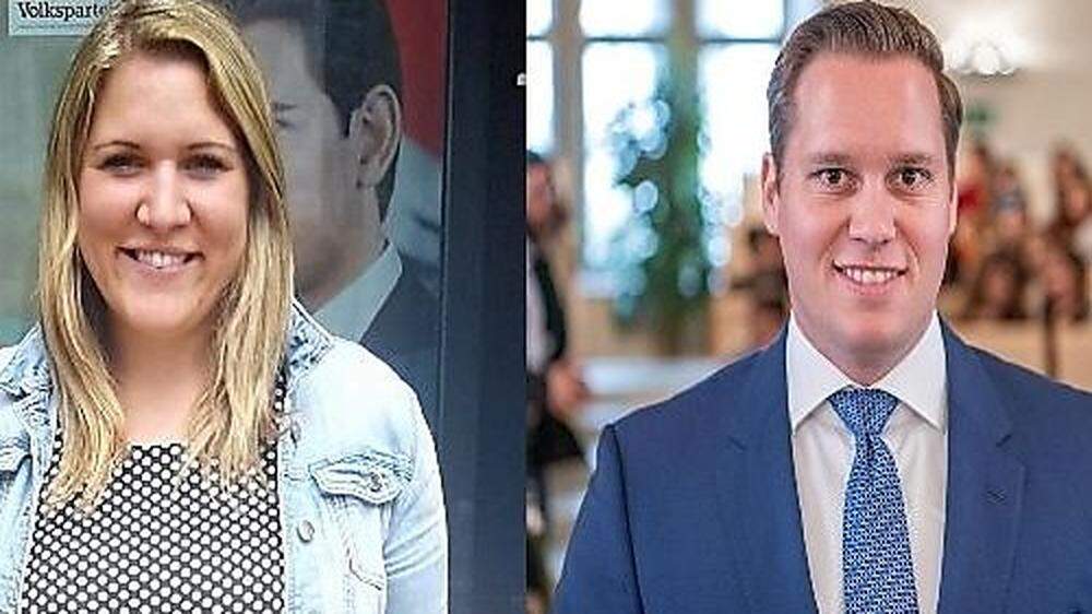 Sarah Spitzer geht für die ÖVP im Wahlkreis Obersteiermark ins Rennen, Marco Triller für die FPÖ
