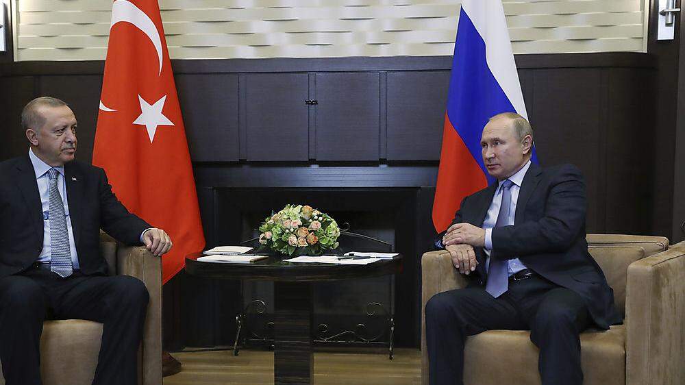Putin empfing Erdogan in Sotschi