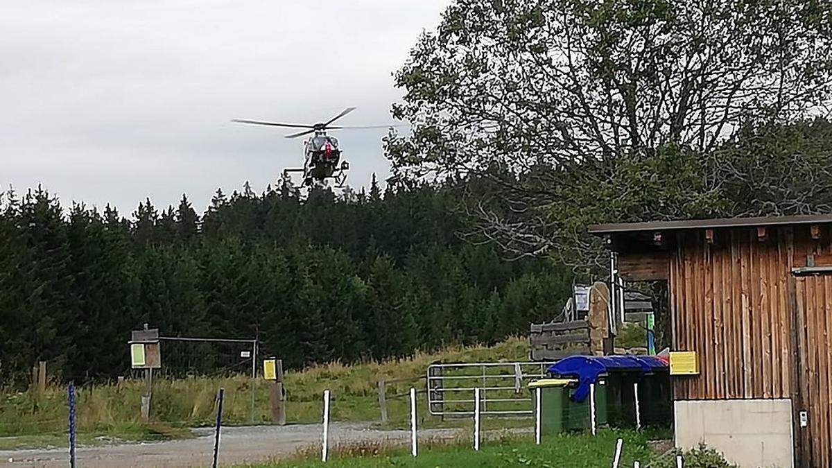 Hubschrauber half bei Suchaktion 