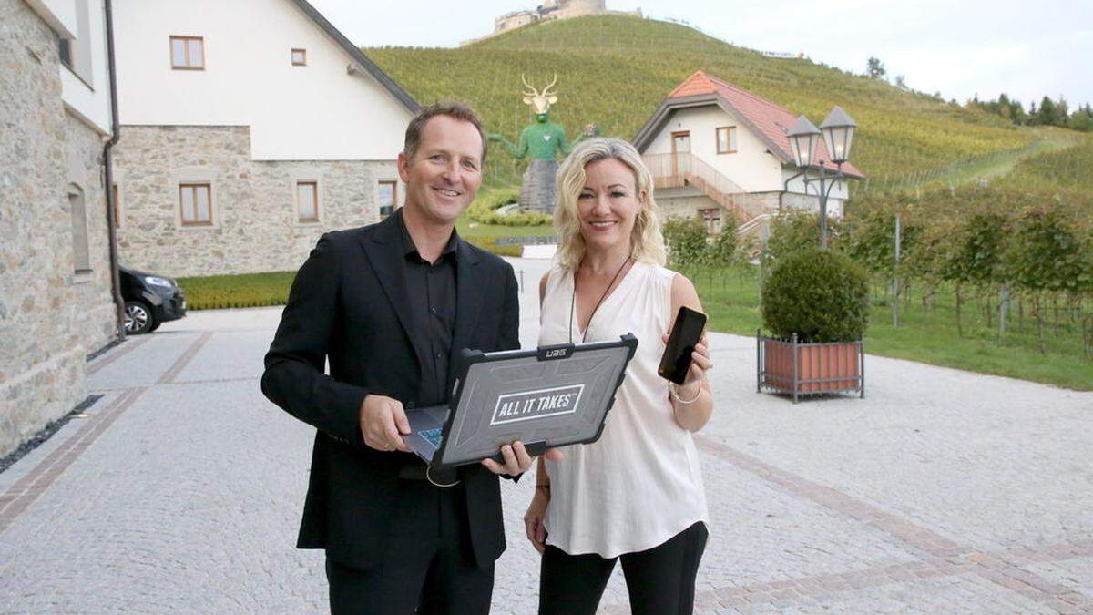 Andy und Kelly Kainz präsentierten ihre Pläne auf Burg Taggenbrunn 