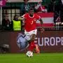 VIENNA,AUSTRIA,18.NOV.25 - FIFA World Cup 2026, European Qualifiers, group stage, OEFB international match, Austria vs Bosnia and Herzegovina. Image shows Kevin Danso (AUT).
Photo: GEPA pictures/ Philipp Brem