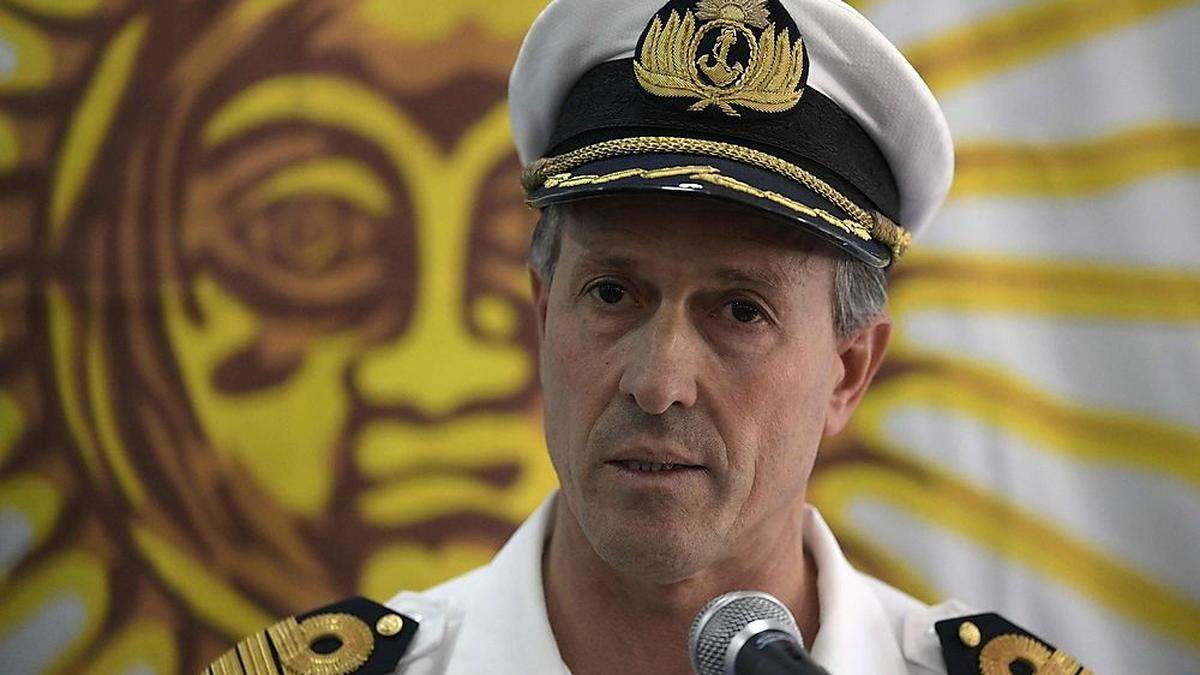 Sprecher der argentinischen Marine, Enrique Balbi: Es hat eine &quot;hydro-akustische Anomalie&quot; im Meer gegeben