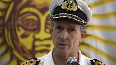 Sprecher der argentinischen Marine, Enrique Balbi: Es hat eine &quot;hydro-akustische Anomalie&quot; im Meer gegeben
