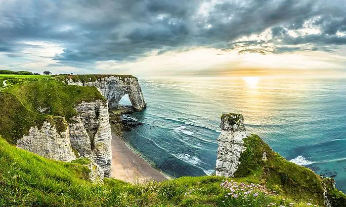 Die Klippen von Étretat 