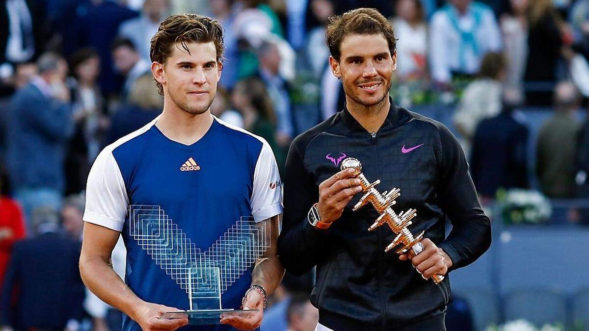 Dominic Thiem und Rafael Nadal