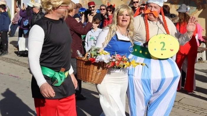 Sogar Gallien war am Faschingsdienstag mit einer prominenten Abordnung in St. Lambrecht vertreten