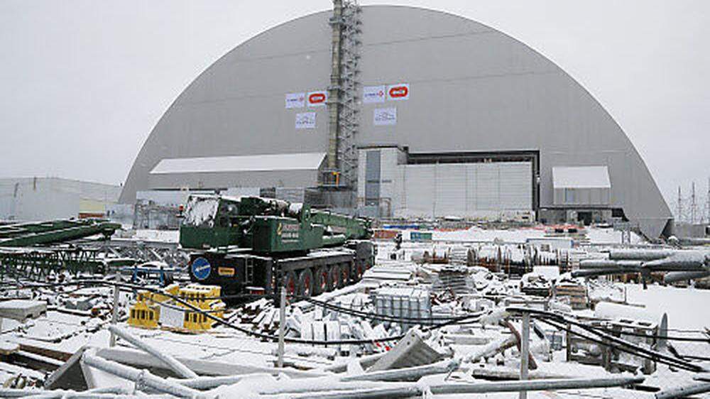 Eine Ansicht des Reaktors von Tschernobyl