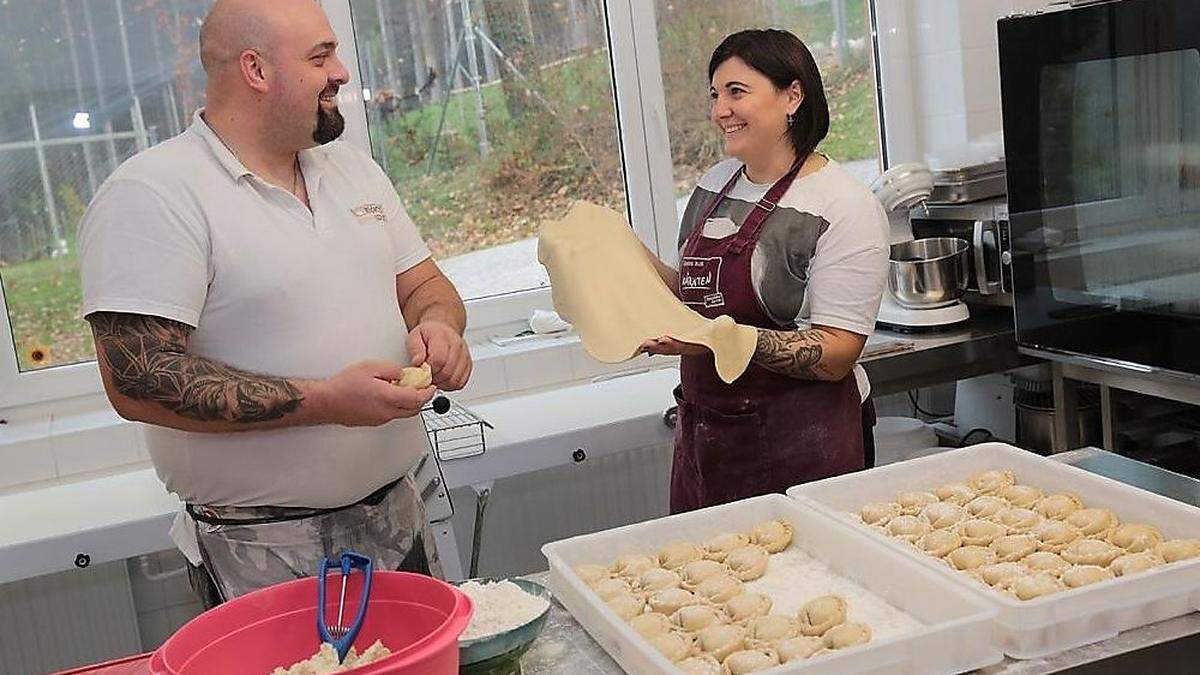 Nadja und Michael Rudorfer produzieren im Nudl Amt