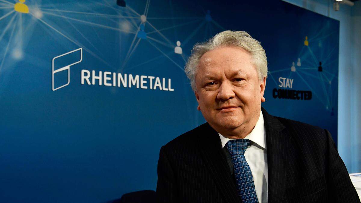Armin Papperger, Vorstandsvorsitzender des deutschen Waffenproduzenten Rheinmetall AG