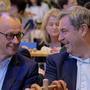 Friedrich Merz und Markus Söder  | Wird Friedrich Merz (l.) das Senioritätsprinzip in Anspruch nehmen? Markus Söder nimmt viel positive Resonanz über sich selbst wahr