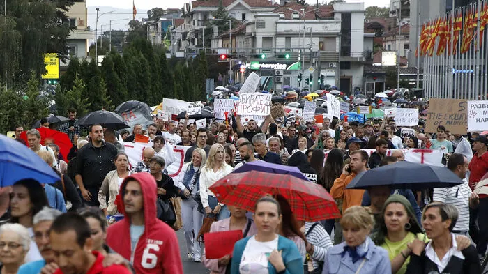Massive Protestwelle in Nordmazedonien