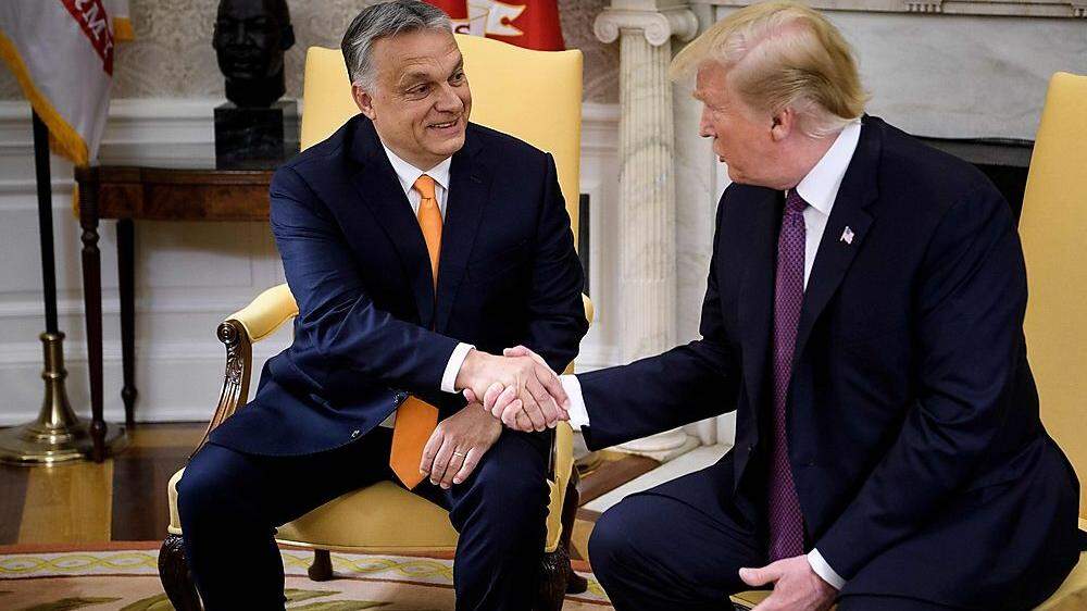 Orban bei Trump im Weißen Haus