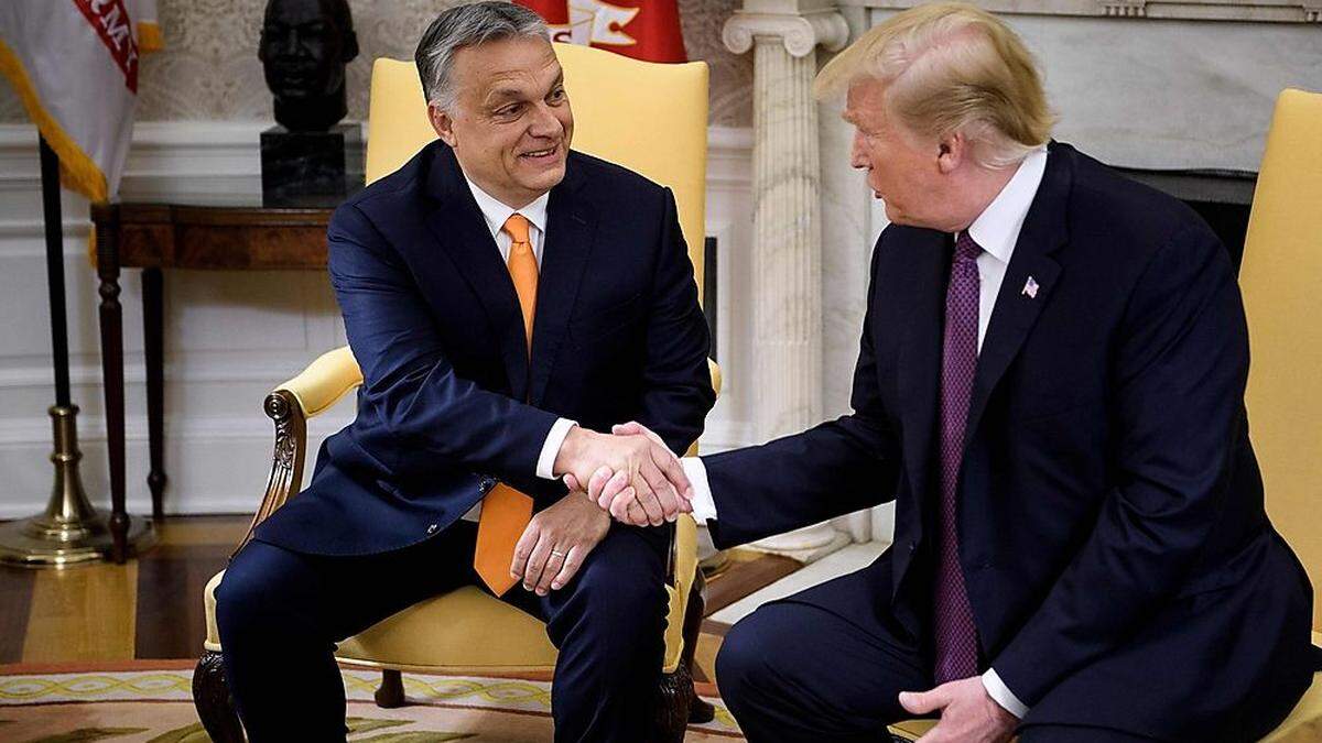 Orban bei Trump im Weißen Haus