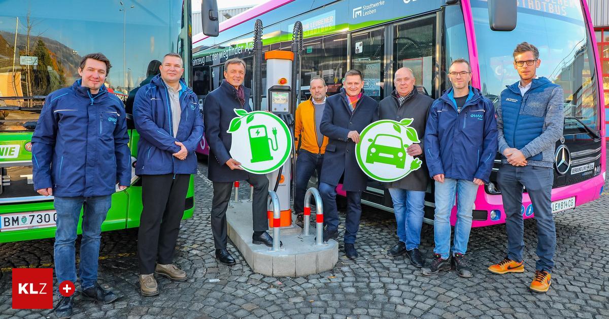 Stadtwerke-Leoben-Neue-E-Schnellladestationen-f-r-Busse-eingerichtet
