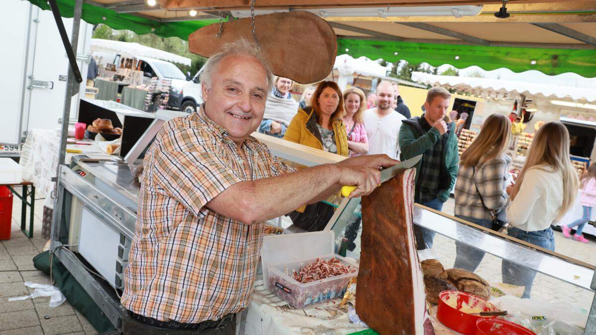 Der Faaker Bauernmarkt mit seinen rund 50 Standlern findet ab sofort jeden Donnerstag statt