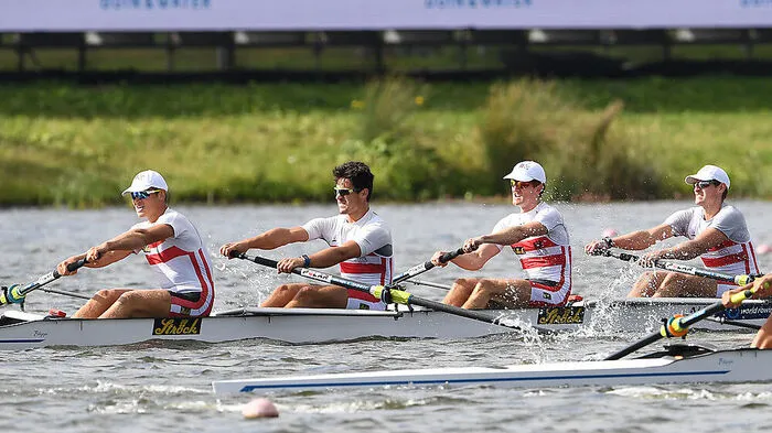 Der österreichische Vierer ruderte zu WM-Gold