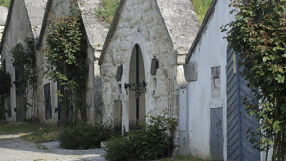 Kellergasse im Burgenland (Sujetbild)