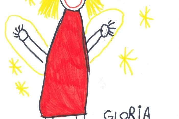 Die sechs Jahre alte Gloria Sima besucht die Blumengruppe des Antoniuskindergartens in der Tiebelstadt. Und auch sie will – wie schon viele andere Kinder vor ihr – den künstlerischen Adventkalender der Kleinen Zeitung mitgestalten. Das Mädchen hat uns ihr farbenfroh gestaltetes Bild geschickt.