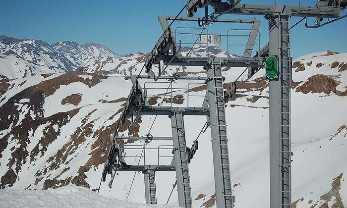Das Skigebiet Las Lenas in Argentinien