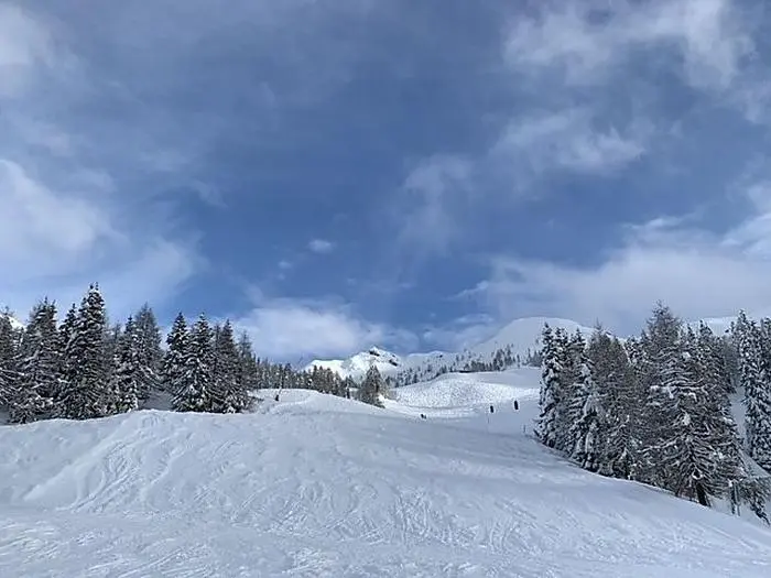 Zum Teil gähnende Leere auf den Pisten 