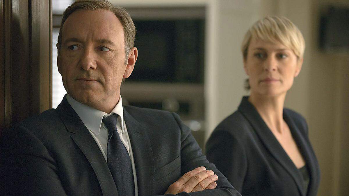 Robin Wright mit Serienpartner Kevin Spacey