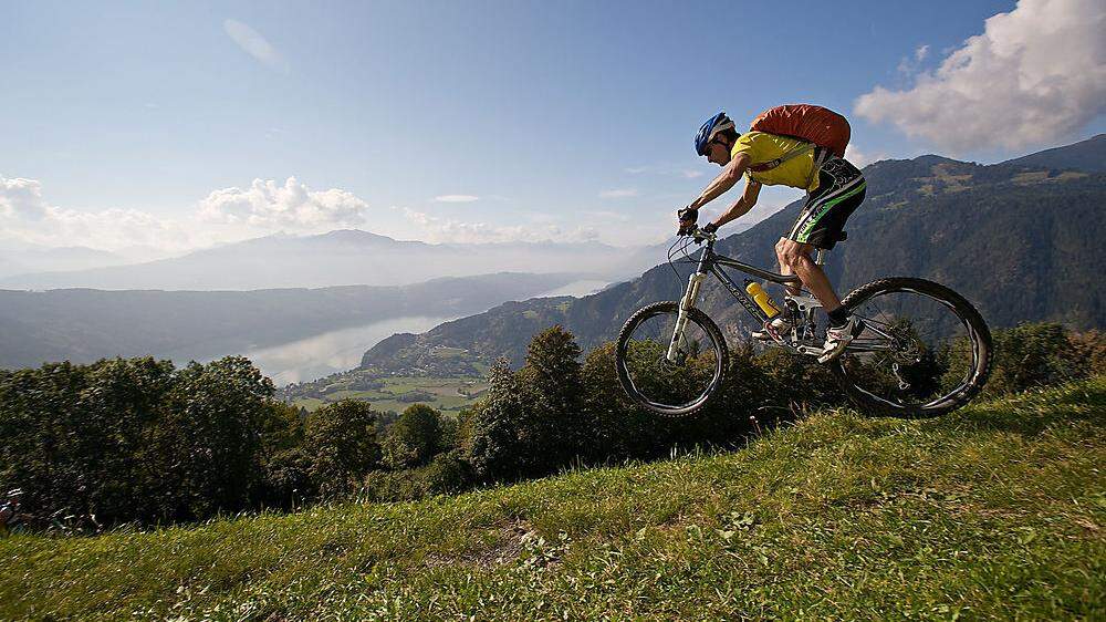 Die Nockberge bieten Mountainbikern viele schöne Touren