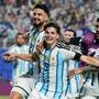 Julian Alvarez führte Argentinien mit einem Traumtor zum 2:1 auf die Siegerstraße