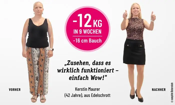 „Überflüssige Kilos bin ich los, Bluthochdruck ebenso“, verrät Kerstin Maurer