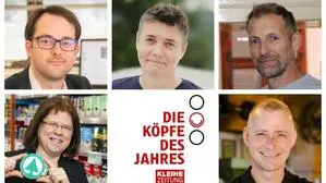 In der Kategorie Wirtschaft und Forschung nominiert: Reinhard Maurer, Astrid Veronig, Mario Wölik, Thomas Hartlieb und Barbara Reiß (im Uhrzeigersinn)