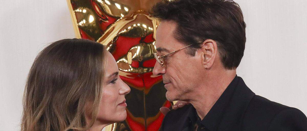 Robert Downey Jr. und seine Frau Susan bei den diesjährigen Oscars