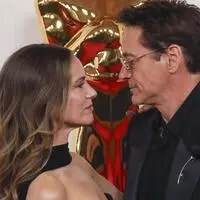 Robert Downey Jr. und seine Frau Susan bei den diesjährigen Oscars