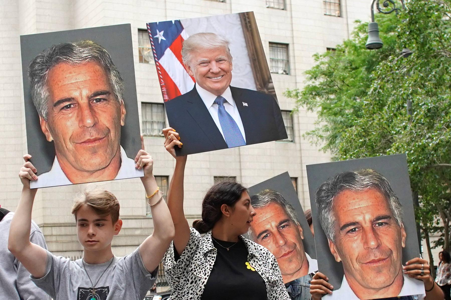 „Falsch und verleumderisch“: Nach Zeitungsbericht zu Epstein fordert Trump Milliarden