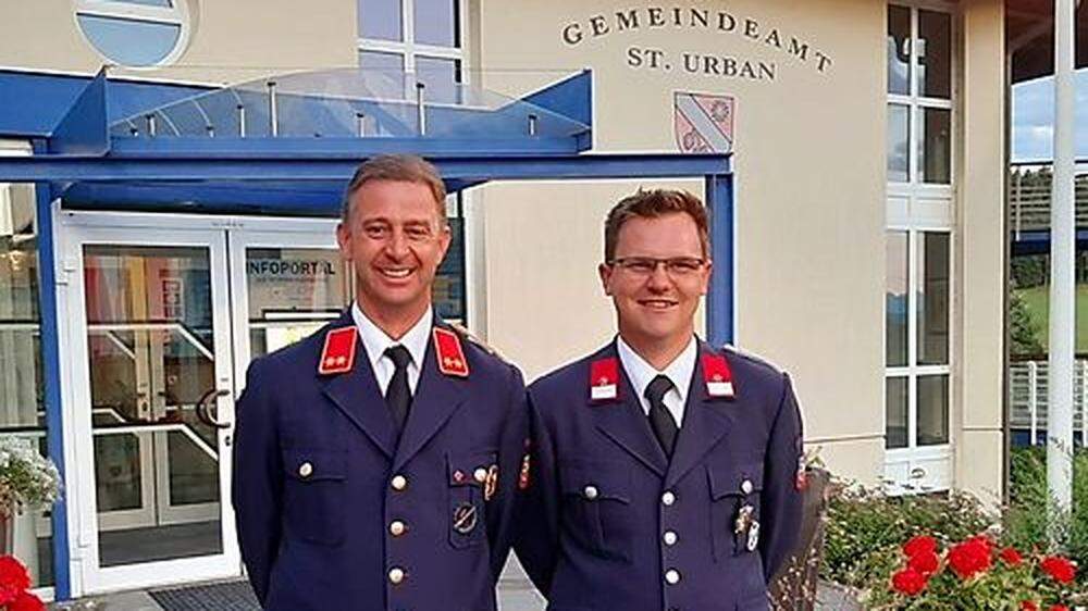 Das neue Führungsduo von links: Edmund Dreschl und Stefan Merva 