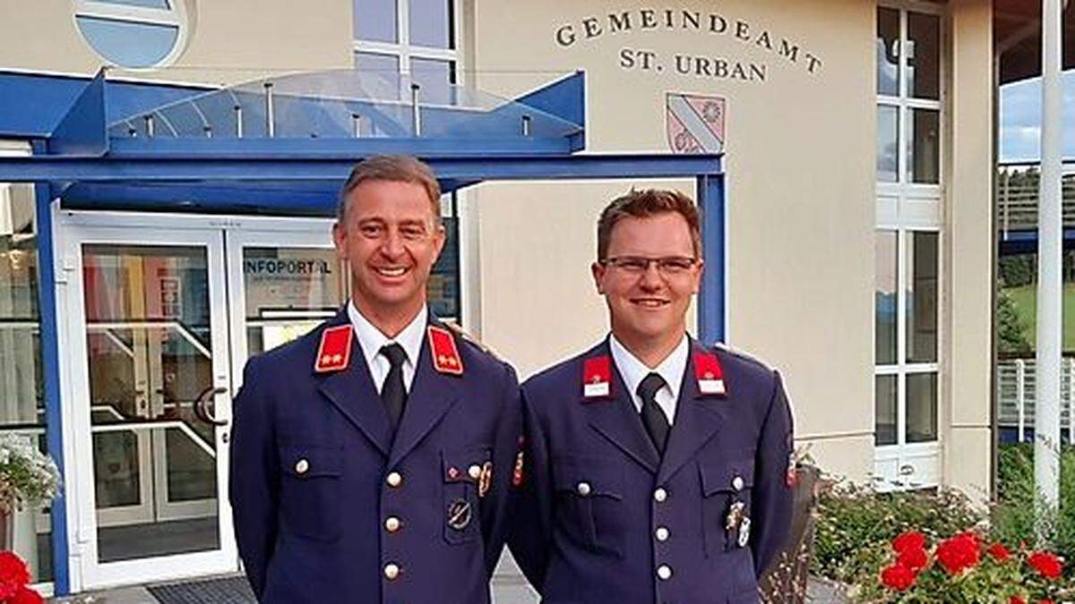 Das neue Führungsduo von links: Edmund Dreschl und Stefan Merva 