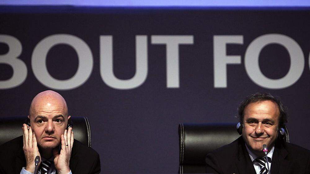 Gianni Infantino (links) und Michael Platini