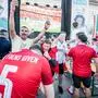 Das Auftaktspiel der Gruppe C bei der Fußball-Europameisterschaft 2020 Österreich und Nordmazedonien Public Viewing Klagenfurt 13.6.2021