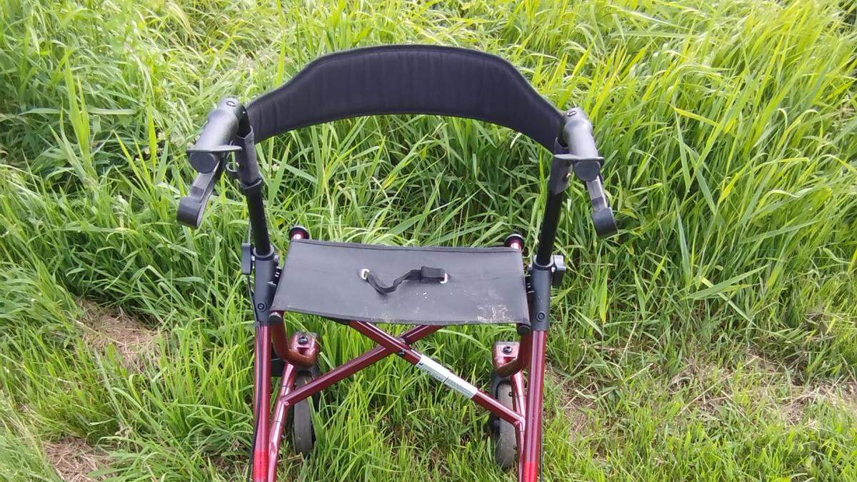 Dieser Rollator löste am Dienstag die Suchaktion aus