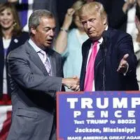 Ähnlich, aber nicht gleich: Brexit-Mastermind Nigel Farage und US-Präsident Donald Trump