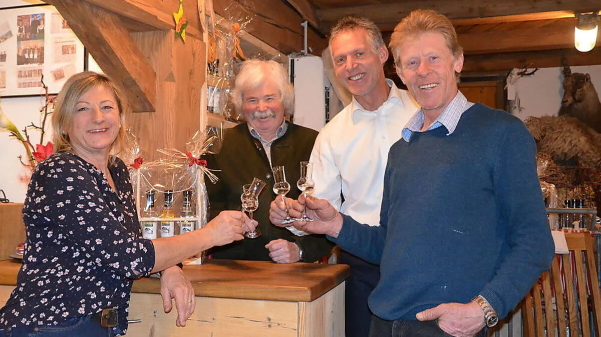 Elke Obkircher, Unterweger Christof,  Webhofer Friedl,  Berger Adolf,  nicht am Foto Kollnig Franz, 