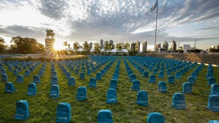Unicef erinnert mit Mahnmal an getötete Kinder in Konfliktzonen