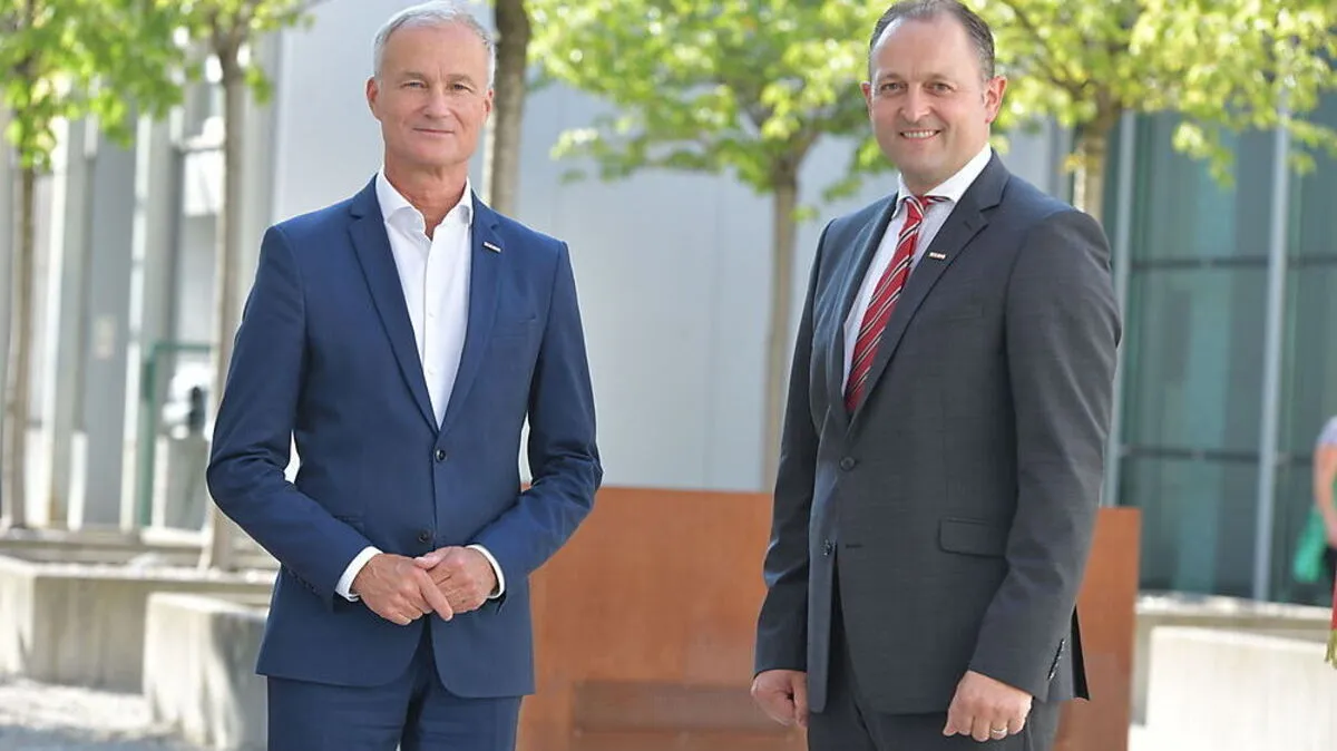 Michael Stattmann und sein Nachfolger Meinrad Höfferer